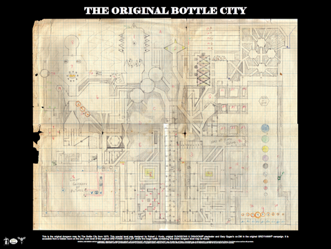The Original Bottle City Map Poster